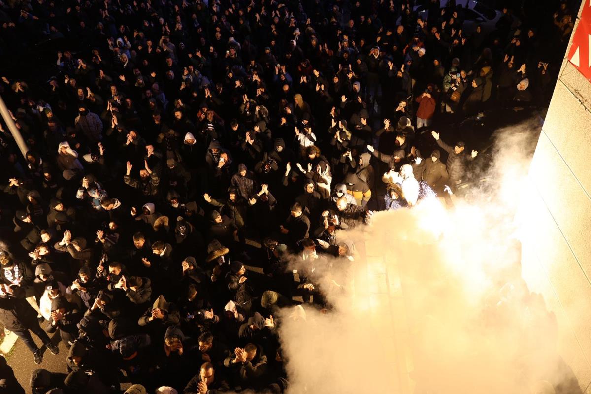Grobari Željko Obradović podrška navijača trening