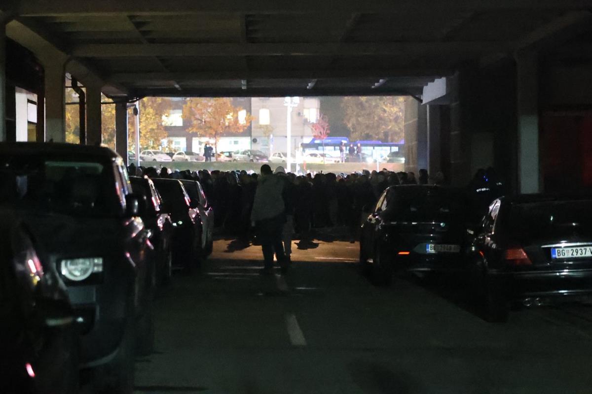 Grobari Željko Obradović podrška navijača trening