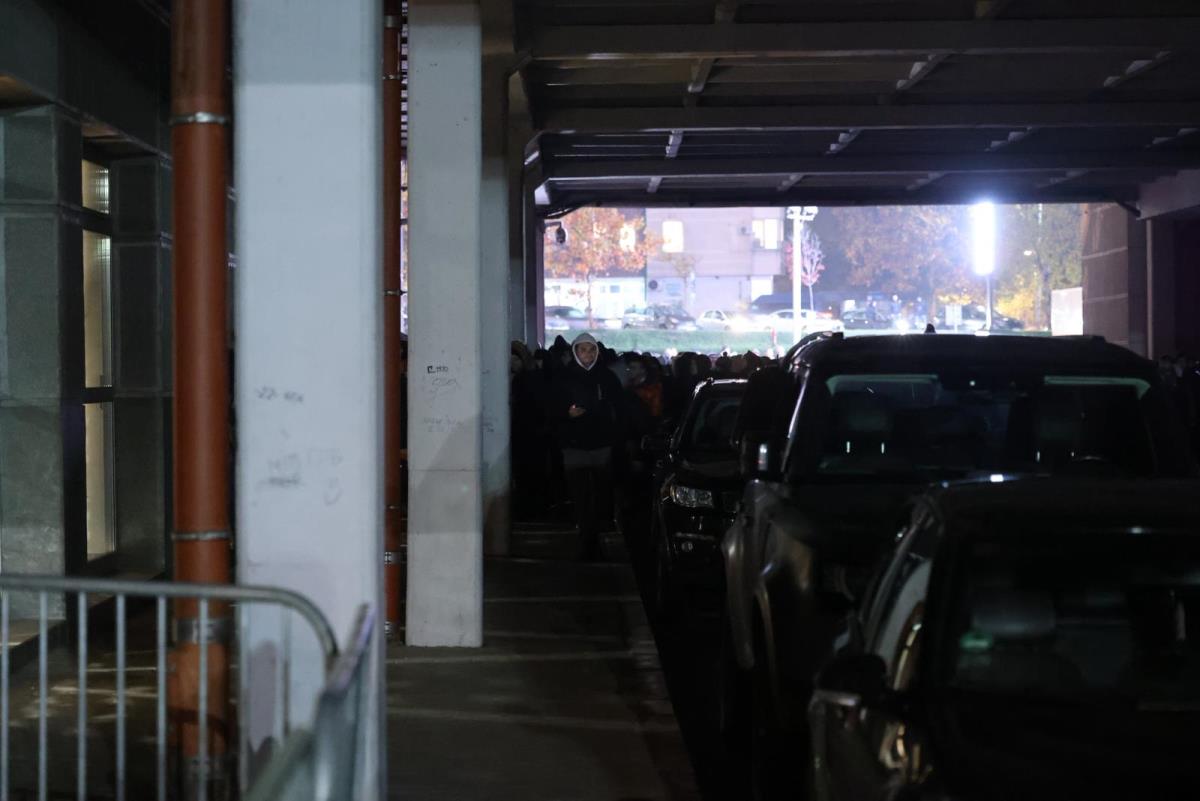 Grobari Željko Obradović podrška navijača trening