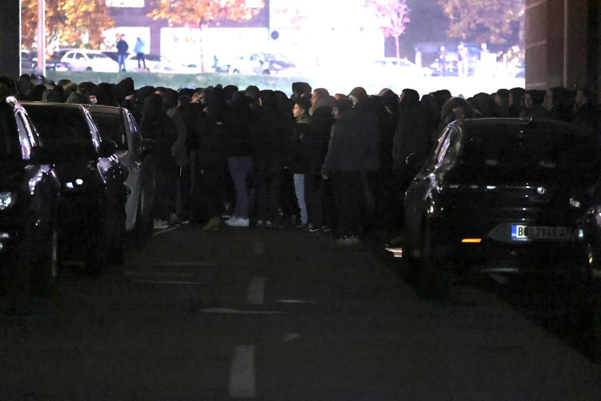 Grobari Željko Obradović podrška navijača trening