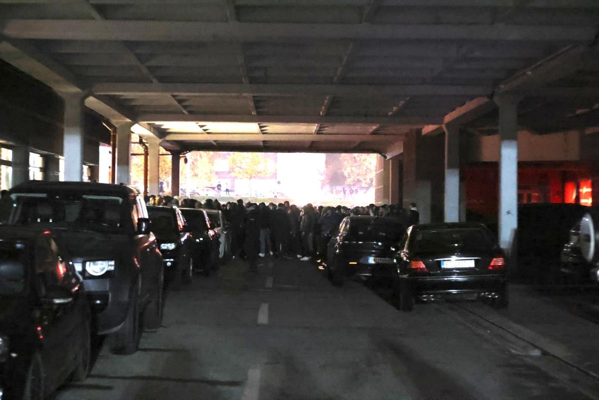 Grobari Željko Obradović podrška navijača trening