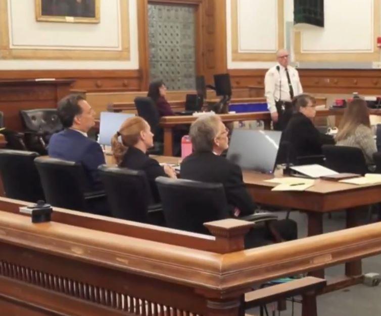 Brajan Volš u sudnici