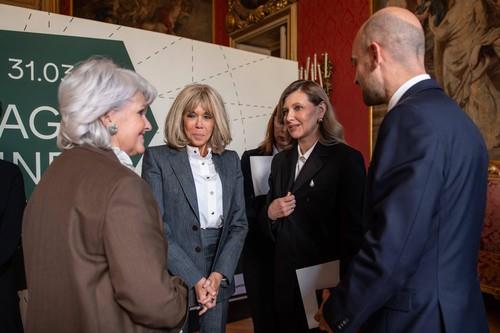 Brižit Makron i Olena Zelenski u Parizu