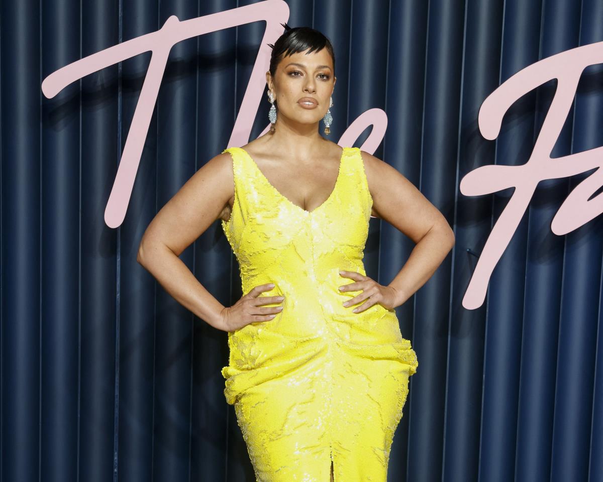 Ešli Grejem na dodeli Britanskih modnih nagrada u Londonu