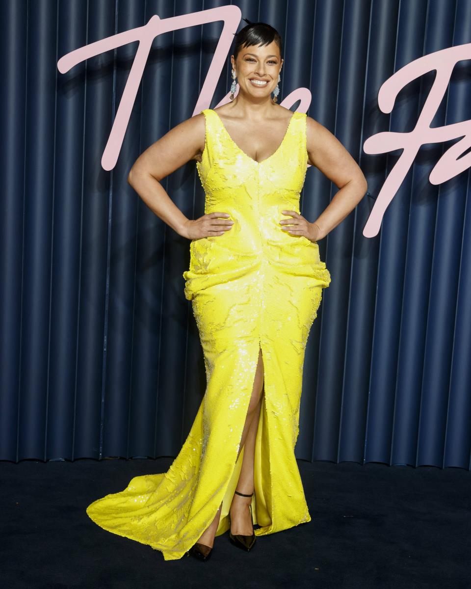 Ešli Grejem na dodeli Britanskih modnih nagrada u Londonu