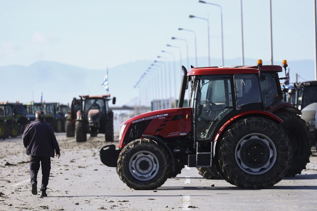 Grčka protest poljoprivrednika