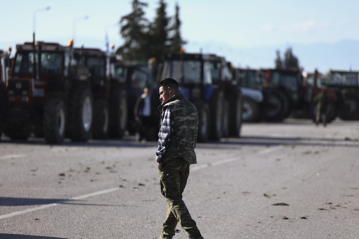 Grčka protest poljoprivrednika