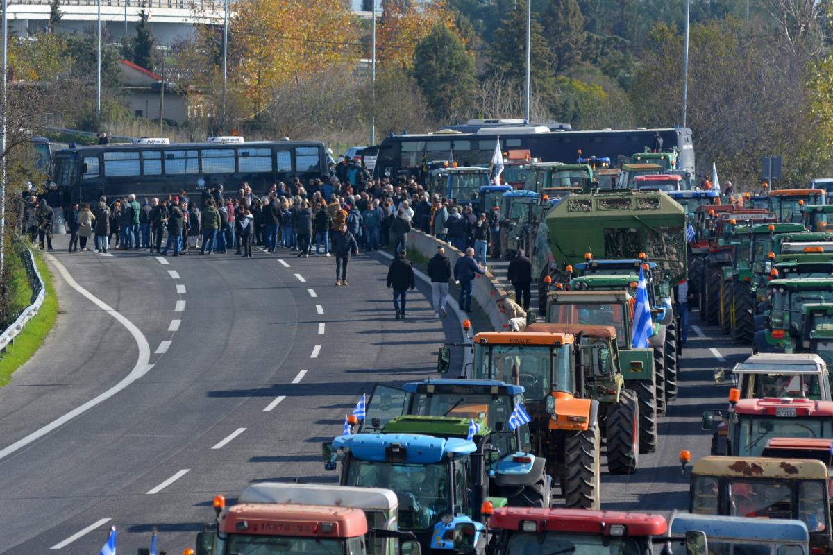 Grčka protest poljoprivrednika