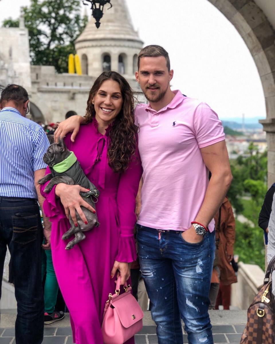 Jovana Skrobić srpska rukometašica sa mužem Nikolom