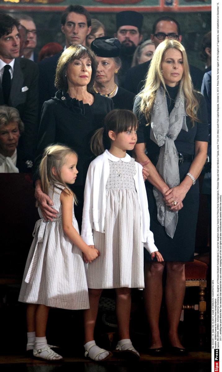 Sahrana posmrtnih ostataka kneza Pavla, kneginje Olge i kneza Nikole na Oplencu