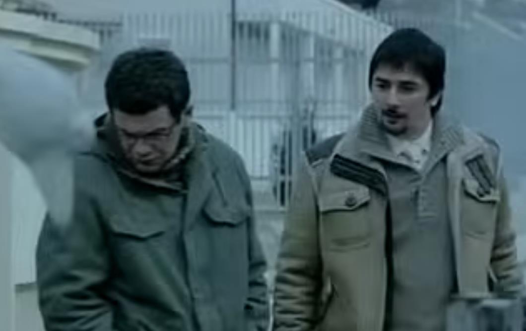 Nebojša Glogovac i Vojin Ćetković u filmu Klopka