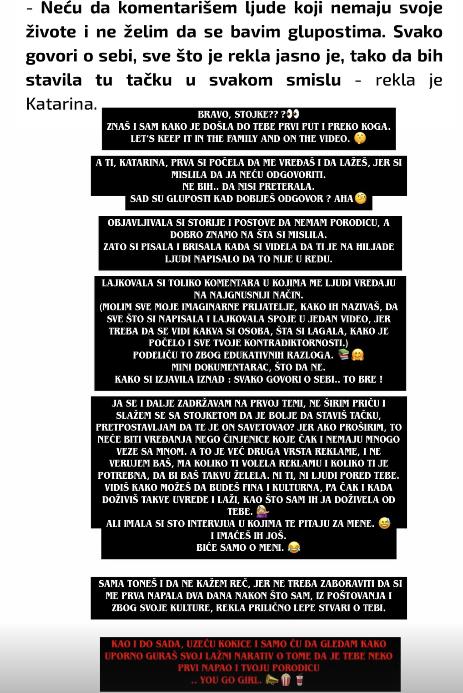 ESTRADNI RAT NE JENJAVA! Kija Kockar ne prestaje da provocira Kaću Živković, nikad brutalnije o pevačici i njenom mužu: Sama toneš...