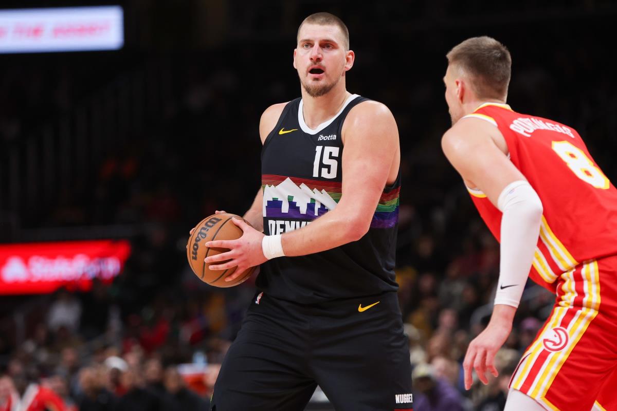 Nikola Jokić na meču Atlanta Hoks - Denver Nagets