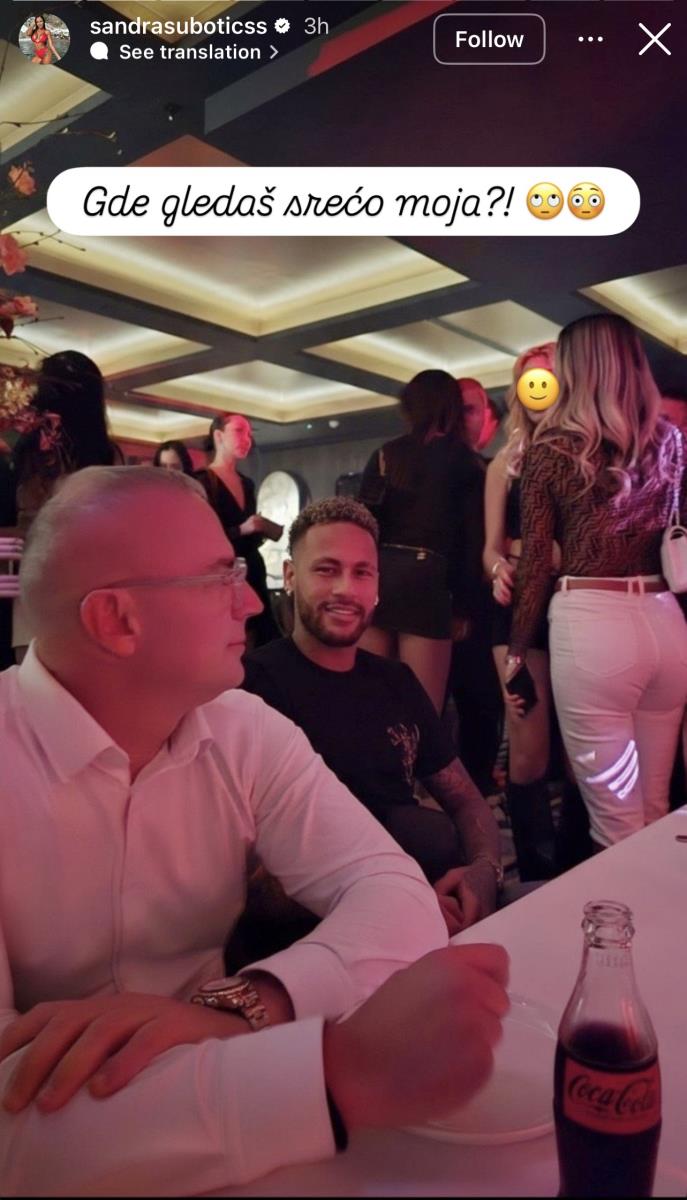 ALEKSANDRA SUBOTIĆ STIGLA DO NEJMARA! Starleta uživala na večeri u Dubaiju sa brazilskim fudbalerom: Gde gledaš, sećo moja! (FOTO)