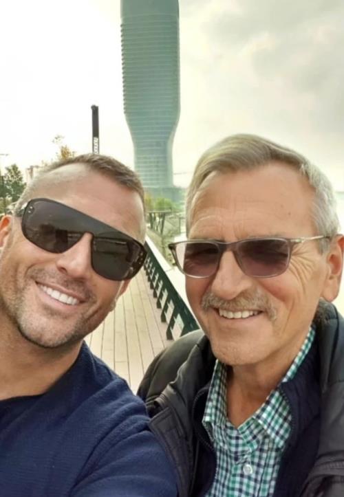 Boban Spasojević sa ocem