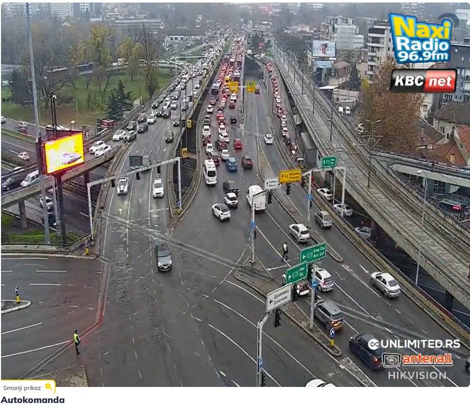 gužve u Beogradu stanje na putevima