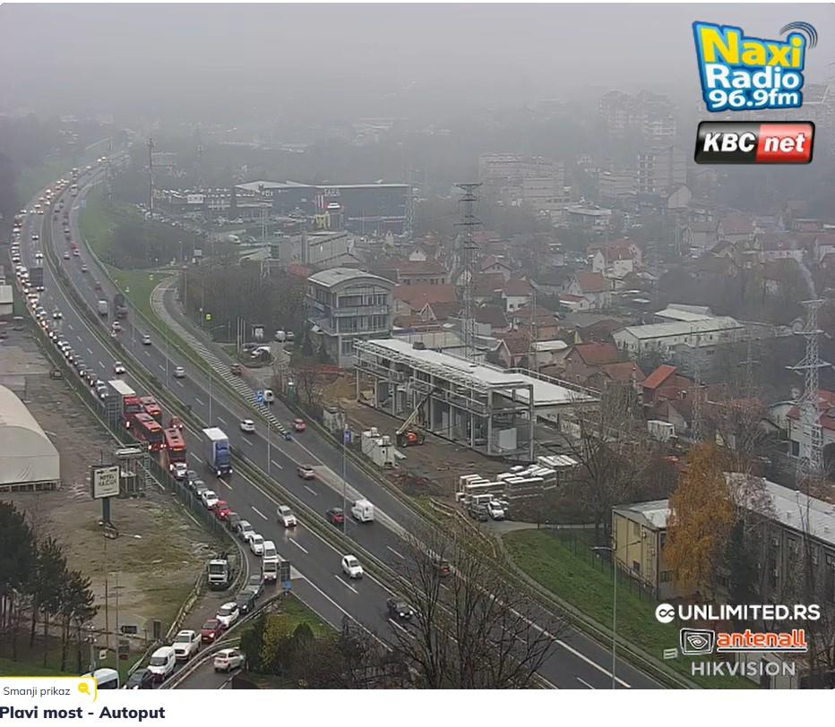 gužve u Beogradu stanje na putevima
