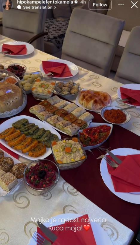 Dragana Mićalović pokazala slavsku trpezu