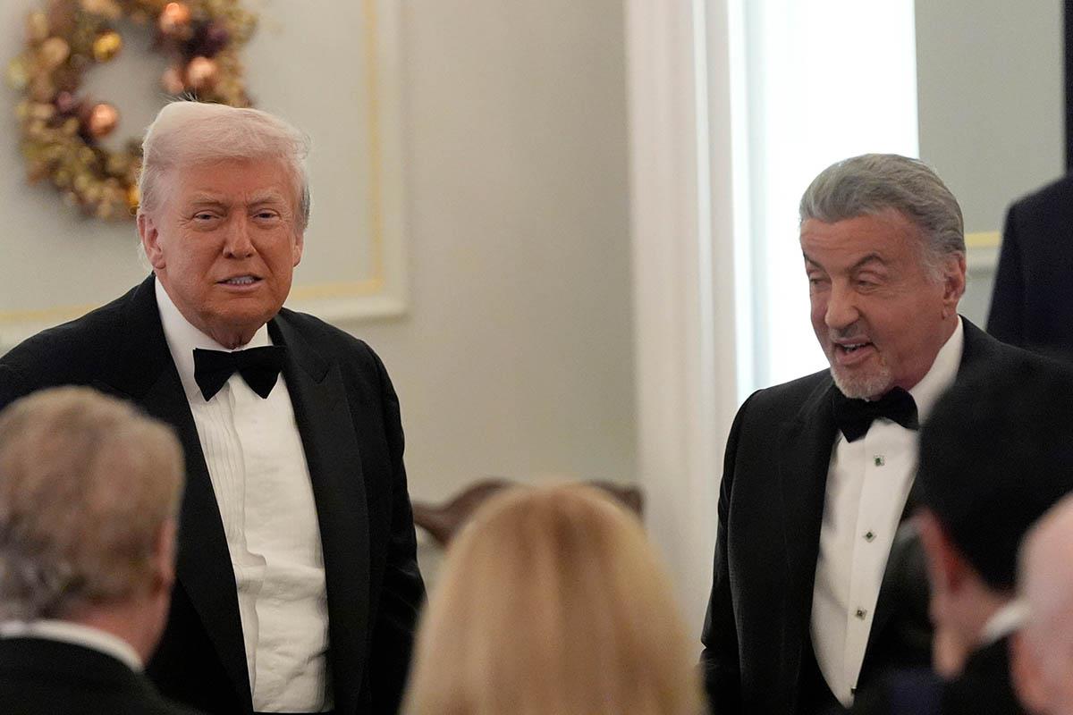Donald Tramp, Silvester Stalone
