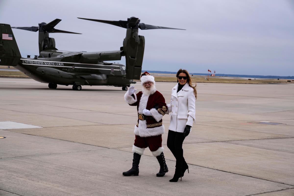 Melanija Tramp prisustvovala je događaju Toys for Tots u Virdžiniji