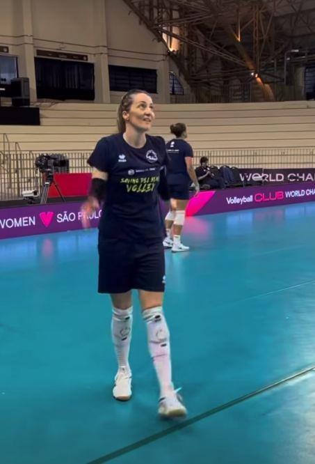 Maja Ognjenović na odbojkaškom terenu