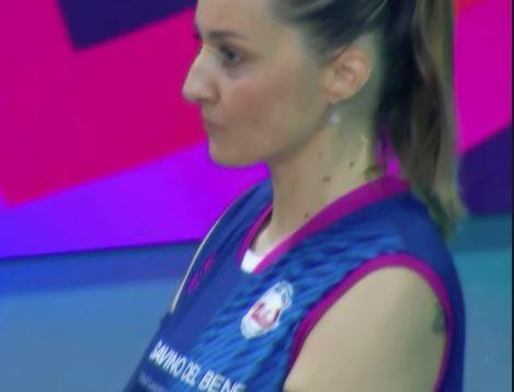 Maja Ognjenović na odbojkaškom terenu