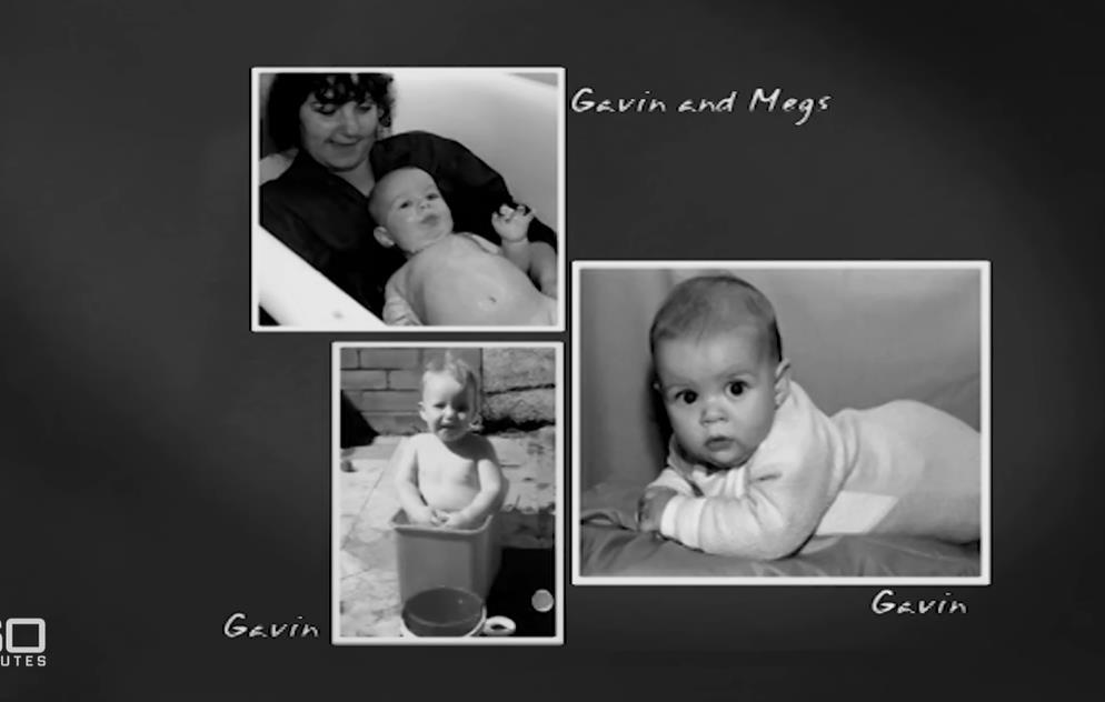 Gavin kao beba sa majkom Megs.jpg