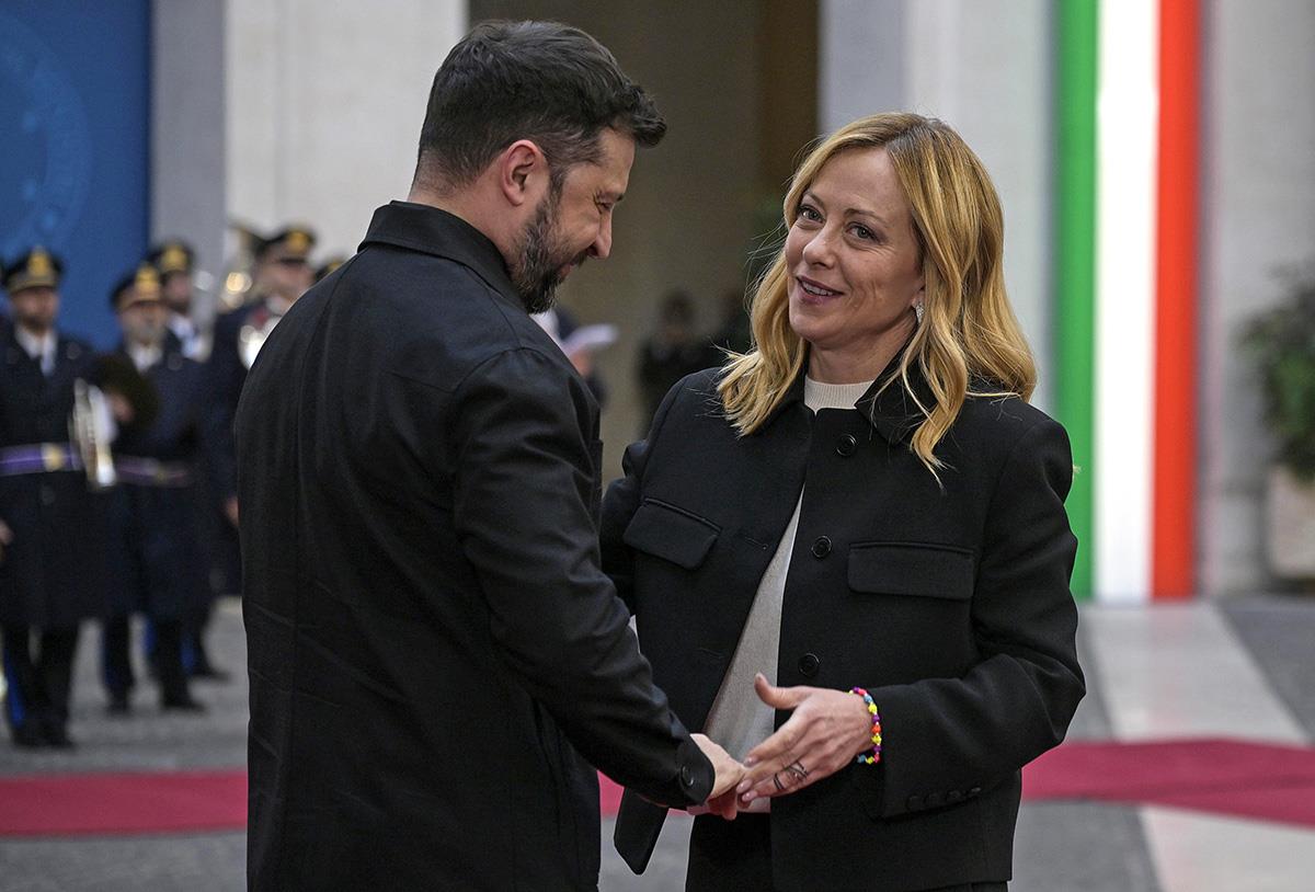 Volodimir Zelenski Đorđa Meloni