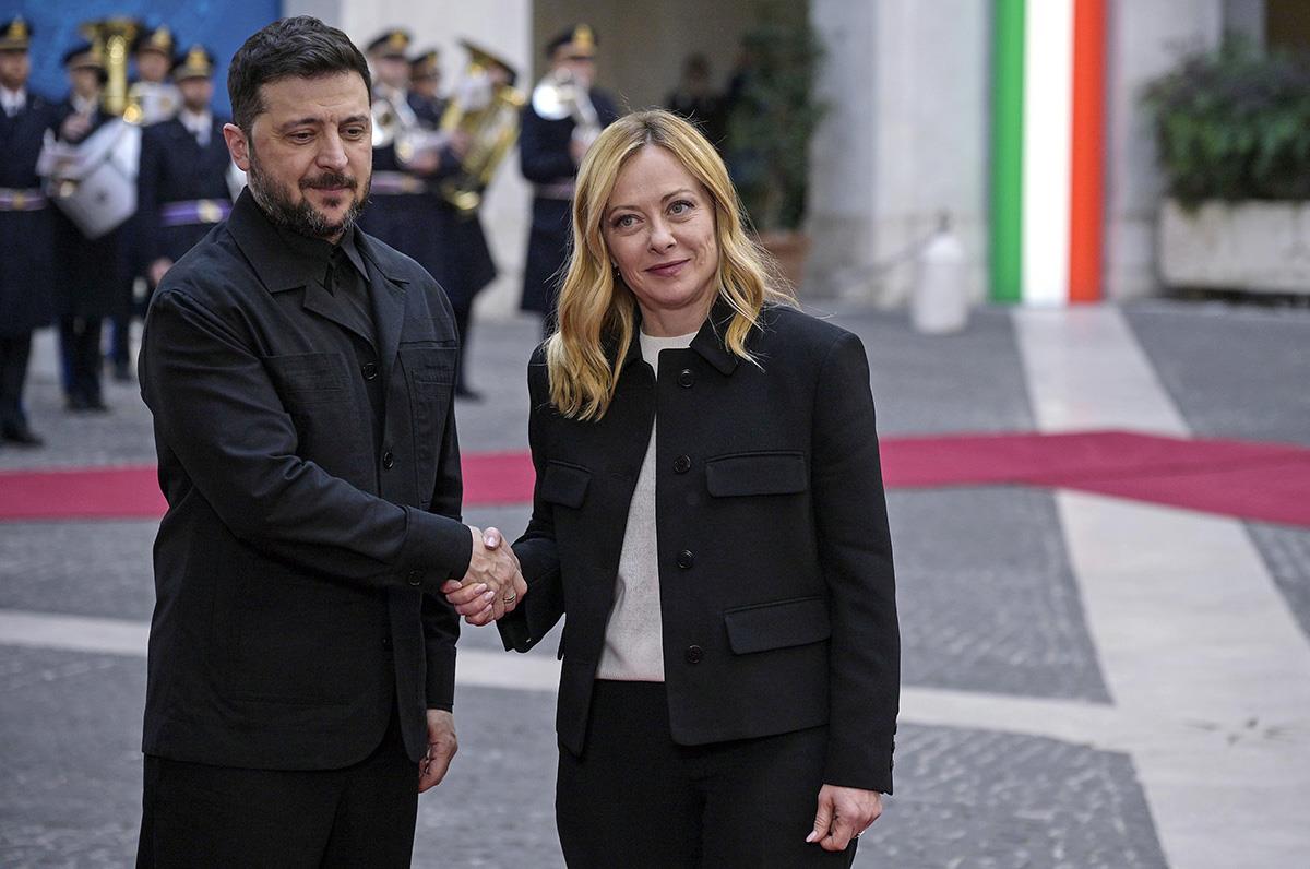 Volodimir Zelenski Đorđa Meloni