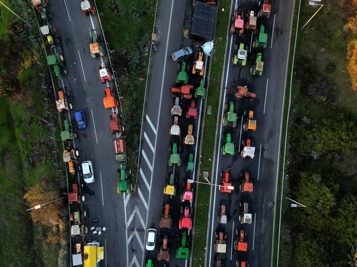Solun poljoprivrednici protest