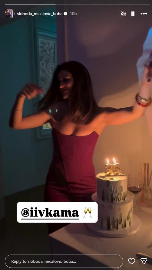 Proslava 35. rođendana glumice Ive Manojlović