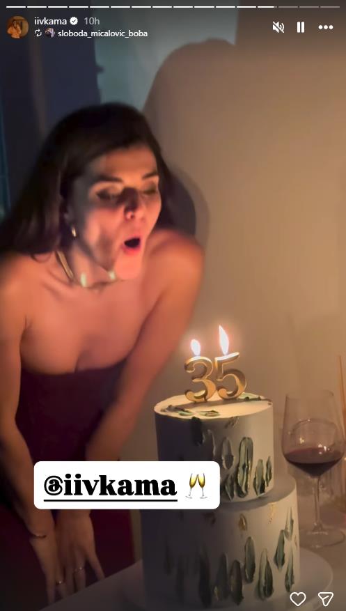 Proslava 35. rođendana glumice Ive Manojlović
