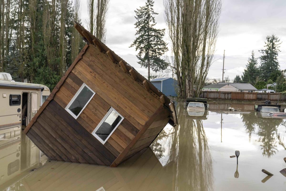 Amerika Vašington poplave