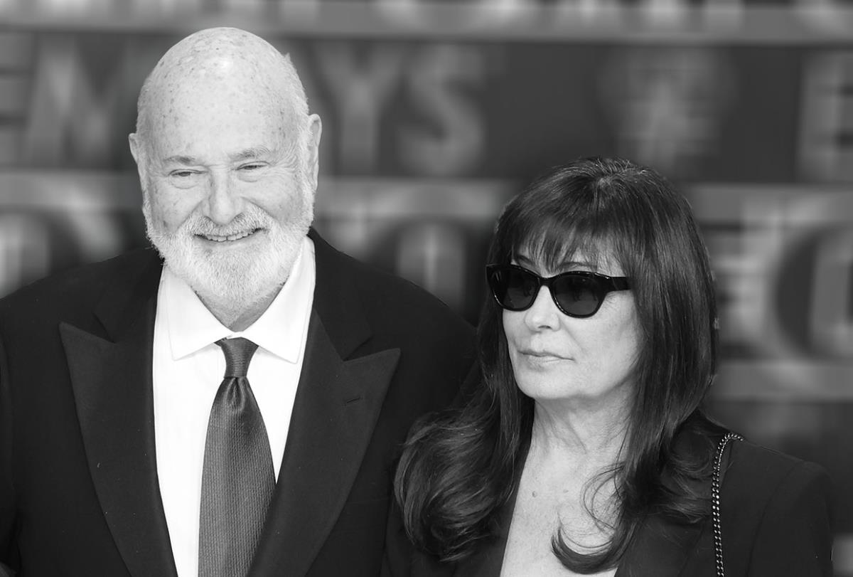 Rob Rajner sa suprugom Mišel