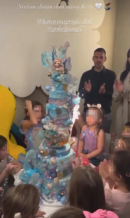 Kaća Grujić i Marko Gobeljić ćerki napravili gala žurku