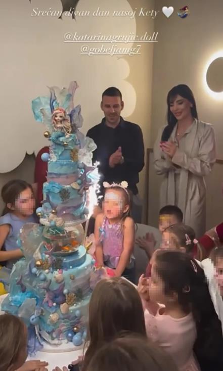 Kaća Grujić i Marko Gobeljić ćerki napravili gala žurku