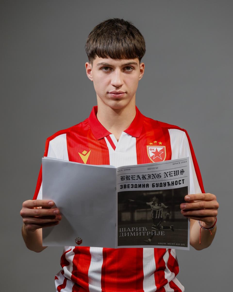 Dimitrije Šarić velika nada Crvene zvezde