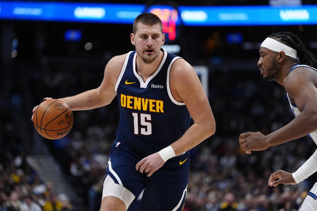 Nikola Jokić na meču Denver - Orlando