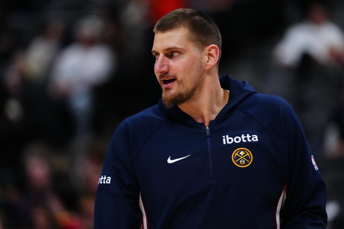 Nikola Jokić na meču Denver - Orlando