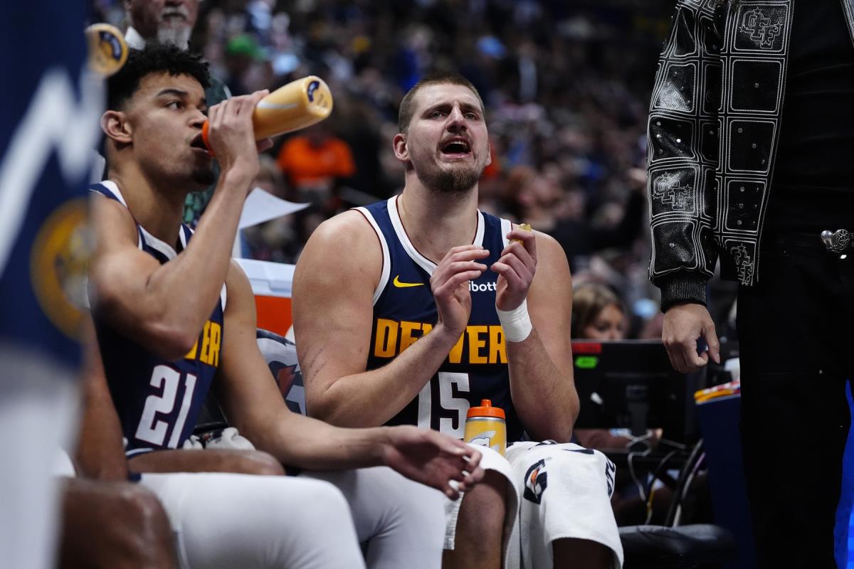 Nikola Jokić na meču Denver - Orlando