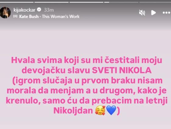 KIJA KOCKAR OPET STAJE NA LUDI KAMEN? Najavila novu udaju, pa se prisetila braka sa Slobom Radanovićem: "Kako je krenulo..." (FOTO)