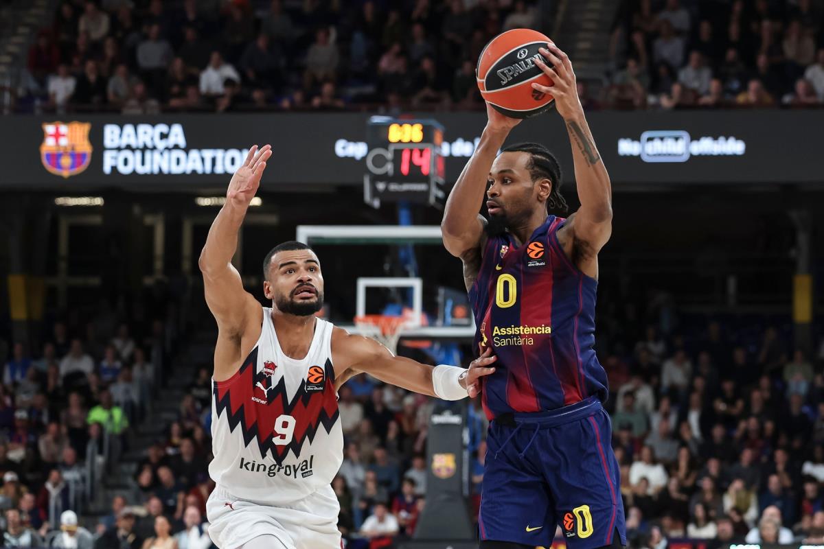 Kevin Panter na meču Barselona - Baskonija