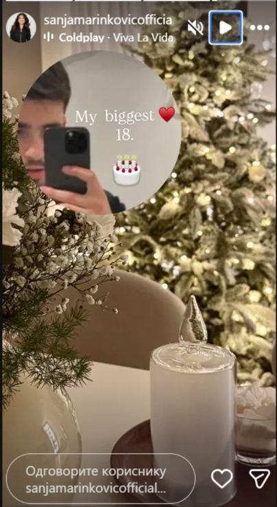Sanja Marinković - sin napunio 18 godina