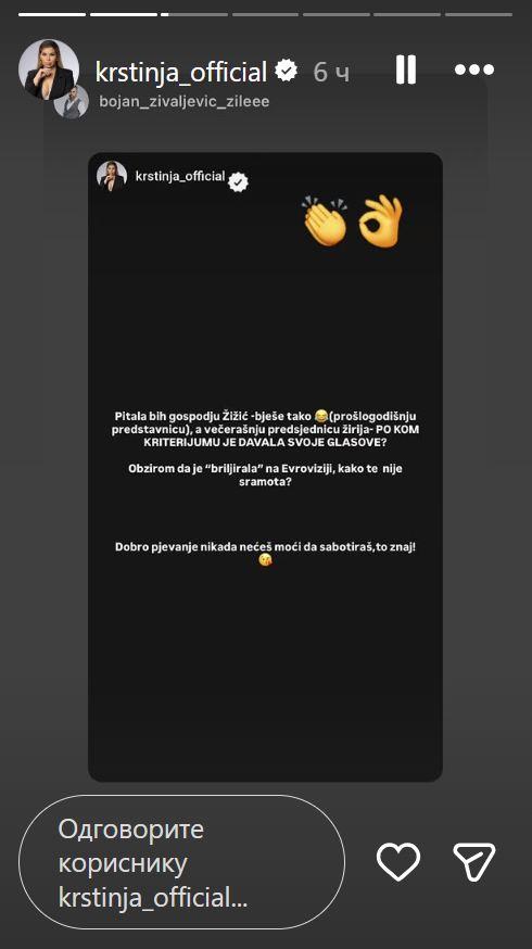 Kristinja Todorović svađa na Montesongu 2025 sa predsednicom žirija