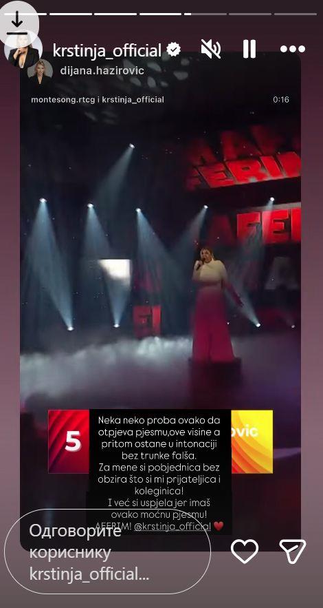 Kristinja Todorović svađa na Montesongu 2025 sa predsednicom žirija