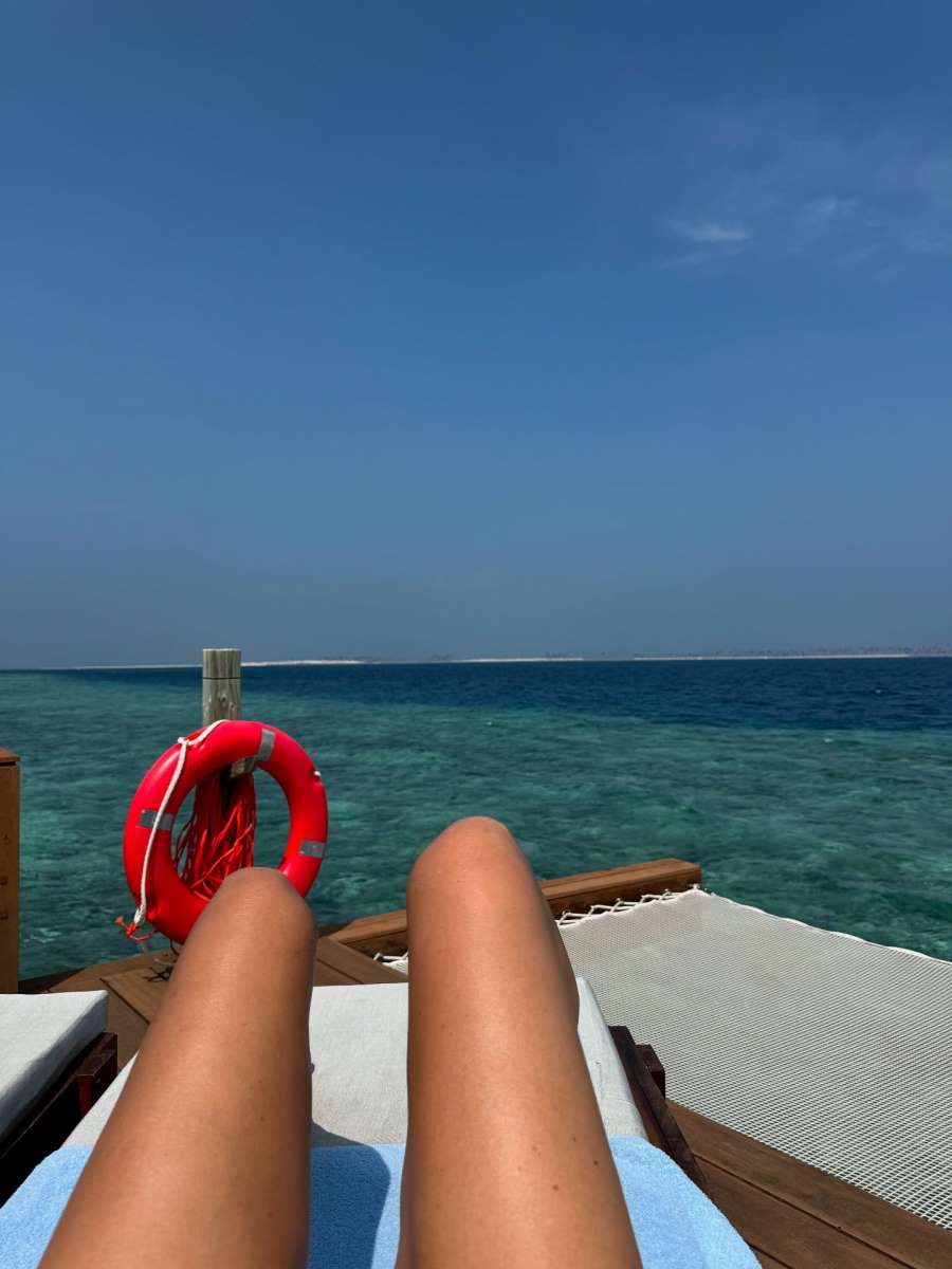 Sonja Vuksanović na Maldivima