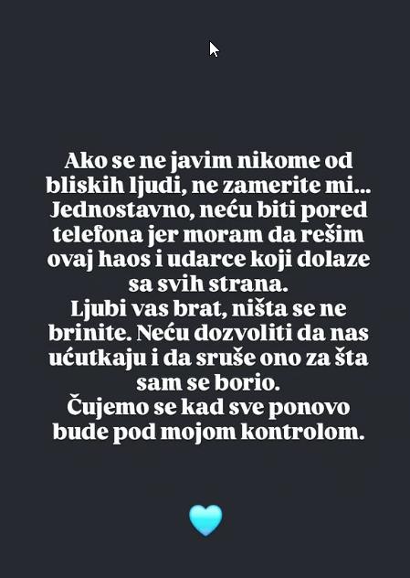 "TOLIKO SE PLAŠE ISTINE DA NISU BIRALI SREDSTVA": Zoli obrisali film o porodici Kulić, pa se oglasio na društvenim mrežama - Ako se ne javim...