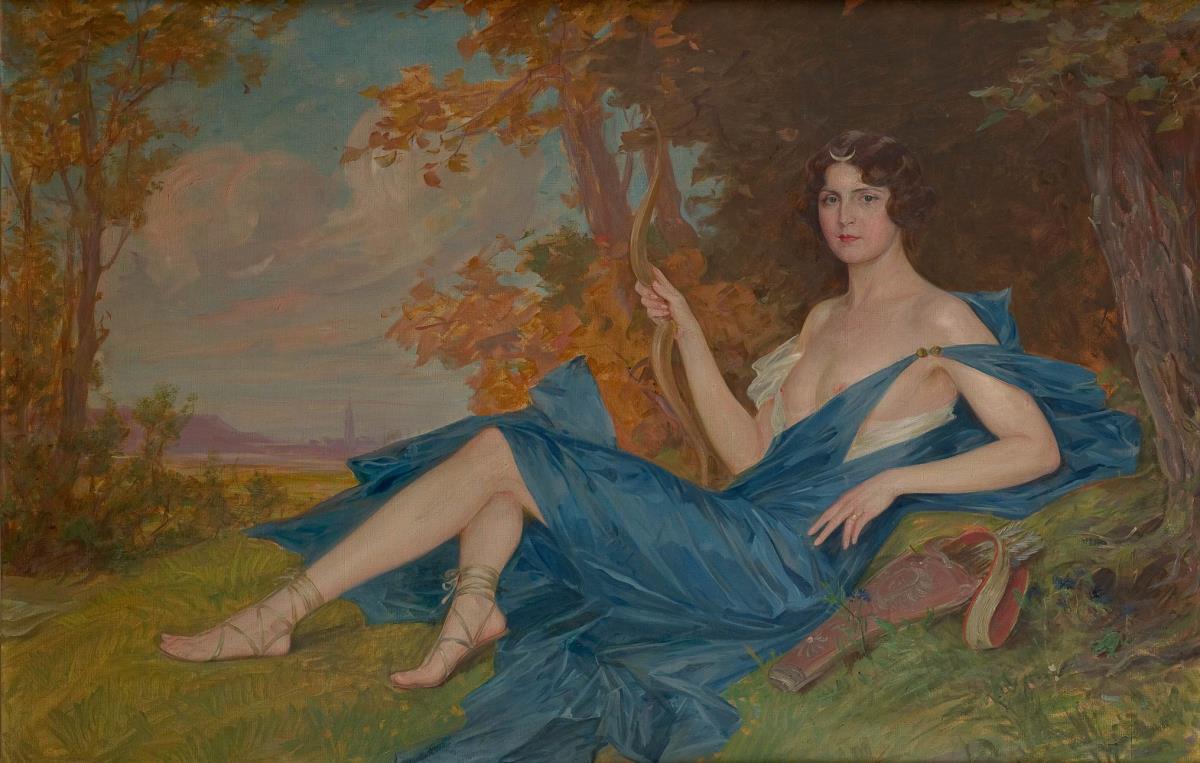 Pavle Paja Jovanović, Dijana, 1910-1912, ulje na platnu, 138 x 211 cm