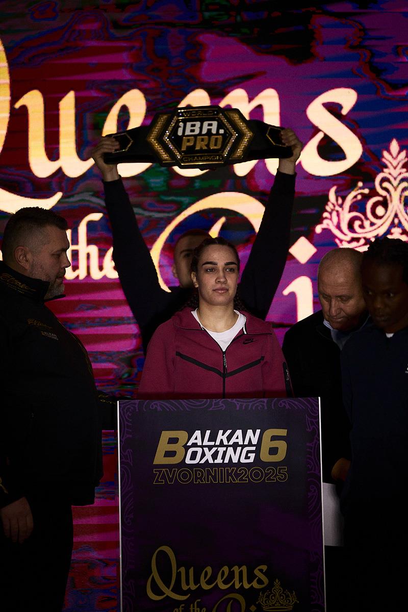 Sara Sara Ćirković, Balkan Boxing revija.jpg