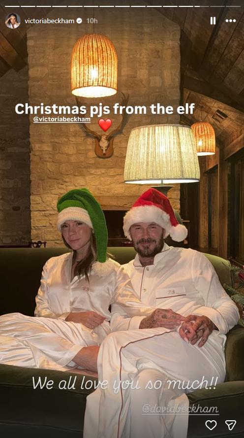 Dejvid Bekam i Viktorija Bekam proslavljaju Božić